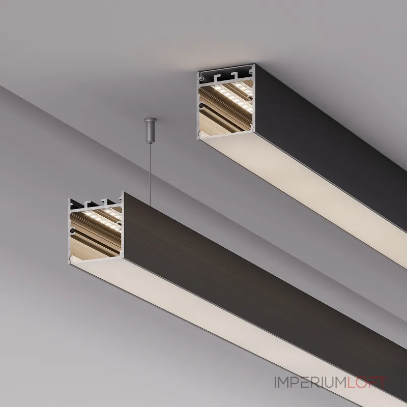 Arlight Профиль SL-LINE-3638-LW-3000 ANOD BLACK Алюминий 043974 Arlight Профиль SL-LINE-3638-LW-3000 ANOD BLACK Алюминий 043974