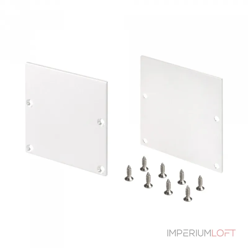 Arlight Заглушка SL-LINE-5050-LW WHITE глухая Металл 040253