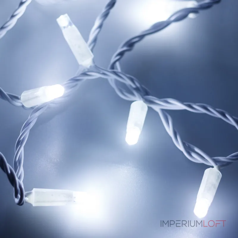 Arlight Светодиодная гирлянда ARD-STRING-CLASSIC-10000-WHITE-100LED-STD WHITE 230В 7Вт Ardecoled IP65 025811