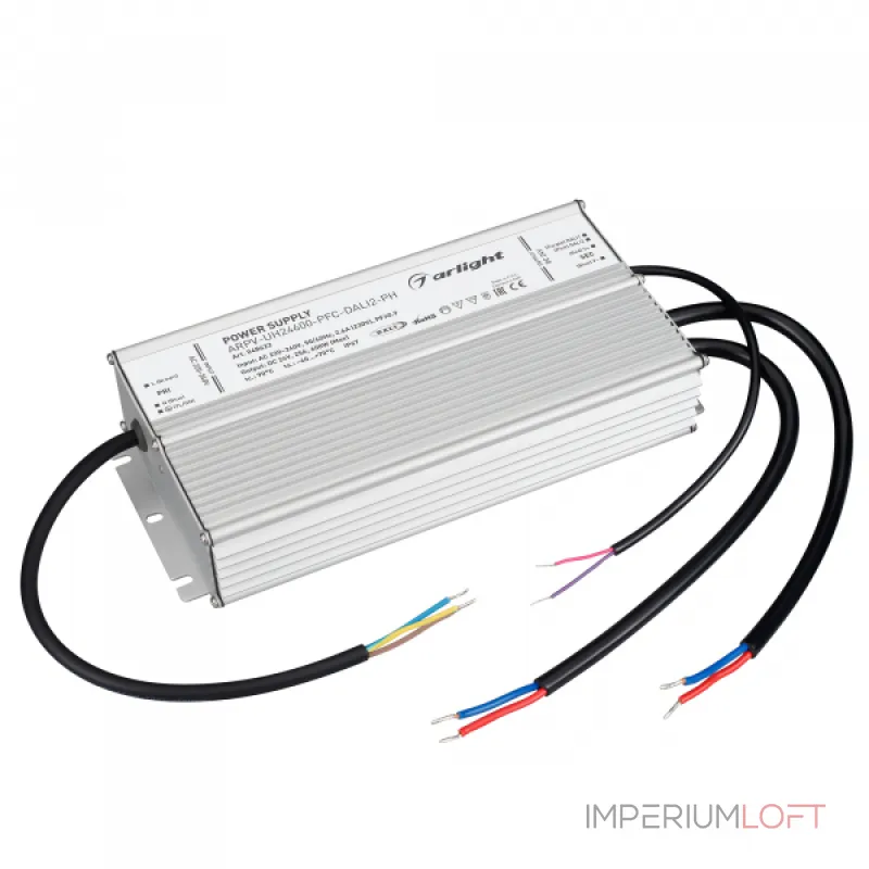 Блок питания ARPV-UH24600-PFC-DALI2-PH 24В 25A 600Вт Arlight IP67 048622 Блок питания ARPV-UH24600-PFC-DALI2-PH 24В 25A 600Вт Arlight IP67 048622