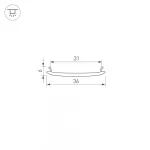 Экран STRETCH-S-35-CEIL-CENTER-100м GAMMA35 Arlight 045380