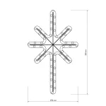 Arlight Фигура ARD-STAR-M2-380x250-36LED Warm 230В 2.5Вт Ardecoled IP65 025313