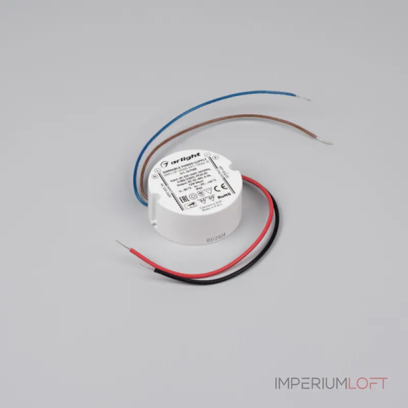 Блок питания ARPJ-SP-40300-PFC-TRIAC-R 12Вт 20-40В 300mA Arlight IP65 047588 Блок питания ARPJ-SP-40300-PFC-TRIAC-R 12Вт 20-40В 300mA Arlight IP65 047588
