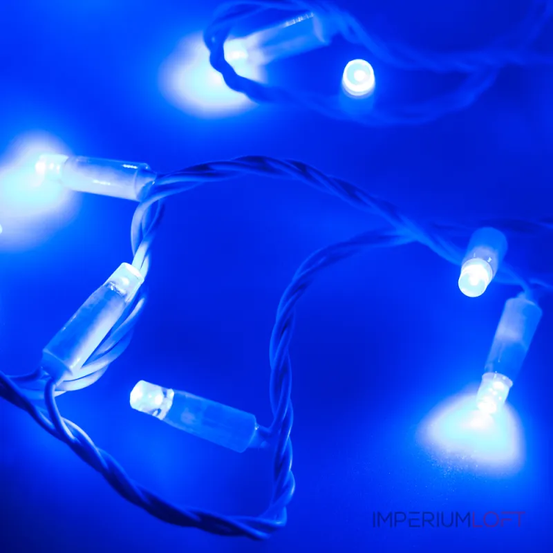 Arlight Светодиодная гирлянда ARD-STRING-CLASSIC-10000-WHITE-100LED-STD BLUE 230В 7Вт Ardecoled IP65 025817