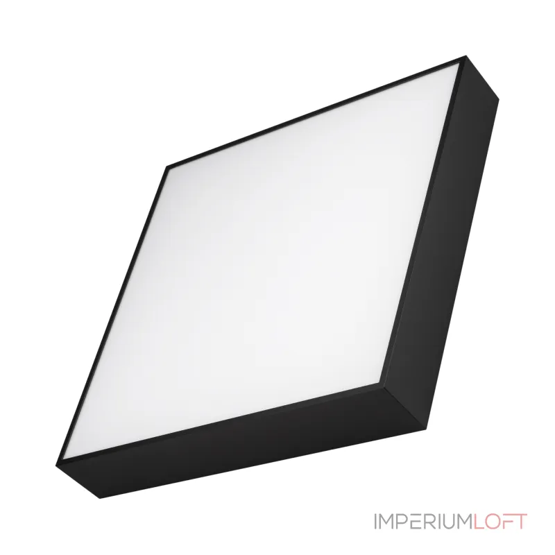 Arlight Светильник IM-QUADRO-EMERGENCY-3H-S400x400-44Вт Day4000 BK 120 deg 230В IP40 041028