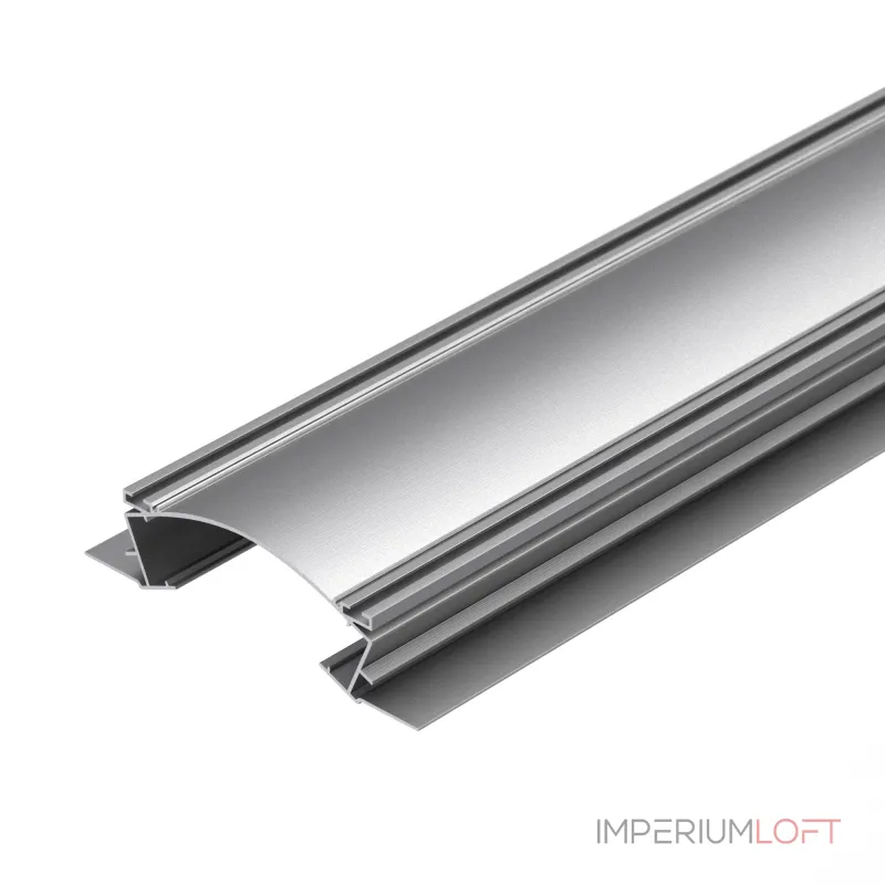 Arlight Профиль с экраном ALM-ARC-DOUBLE-2000 ANOD+FROST Алюминий 029852