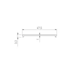 Arlight Экран STRETCH-S-50-CEIL-CENTER-10м OPAL GAMMA50 046943