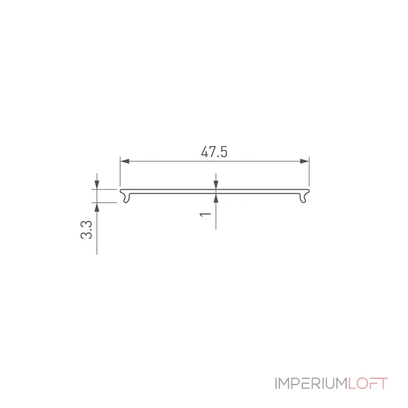 Arlight Экран STRETCH-S-50-CEIL-CENTER-10м OPAL GAMMA50 046943