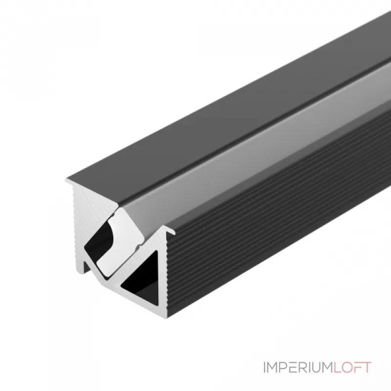 Профиль SL-BEVEL-H10-F14-2000 ANOD BLACK Arlight Алюминий 044084 Профиль SL-BEVEL-H10-F14-2000 ANOD BLACK Arlight Алюминий 044084