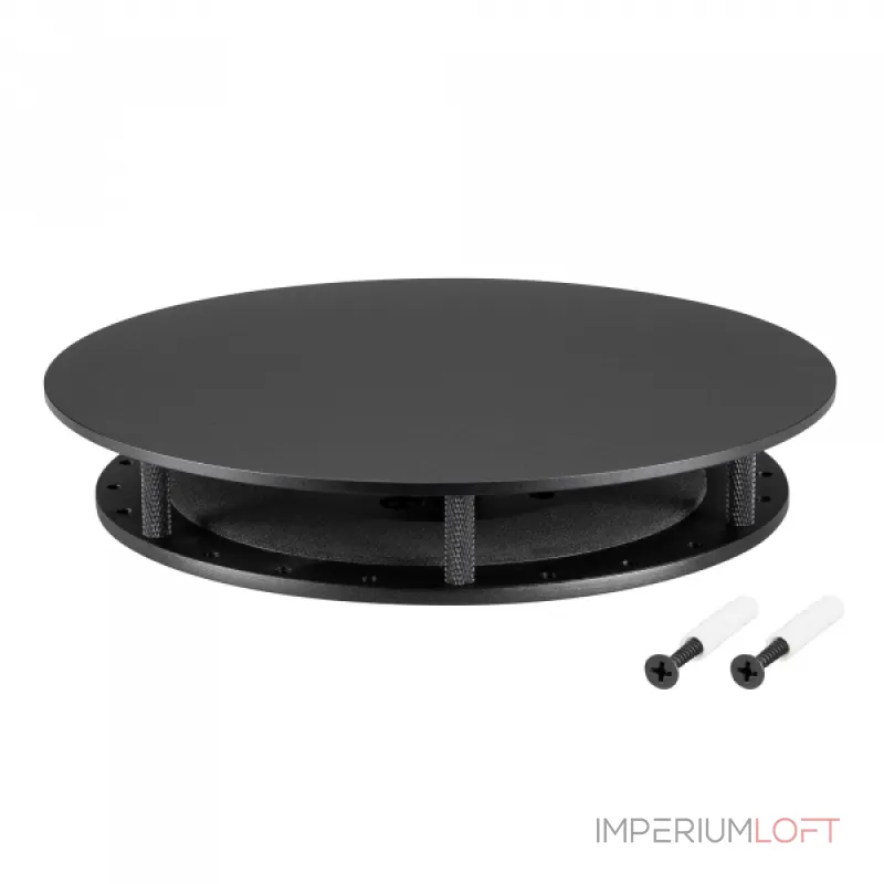 Крепление MOONLIGHT-BASE-ROUND-D25-L Black Arlight Металл 045660