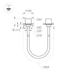 Светильник SP-TROPIC-BUILT-TRIMLESS-R18-L10000-110Вт Warm3000 BK 360 deg 230В Arlight IP20 043392