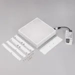 Arlight Светильник DL-GRIGLIATO-S190x190-24Вт Day4000 WH 100 deg 230 IP40 045702