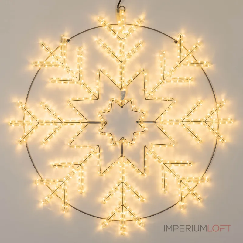 Arlight Фигура ARD-SNOWFLAKE-M8-950x950-540LED Warm 230В 33Вт Ardecoled IP65 034255
