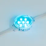 Модуль управляемый SPI-F7-D50 24В RGB-RAM-Auto 1.25Вт IP68 120 deg Arlight 036826