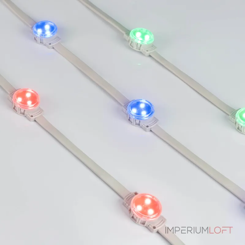 Arlight Модуль управляемый SPI-F3-D30 12В RGB-RAM-Auto 0.6Вт IP68 120 deg 036831