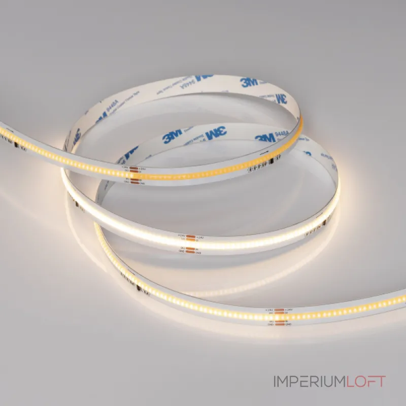 Arlight Лента SPI-COB-X378-12mm 24В Warm3000-PX63-BPT 7 В/м IP20 5м 041736