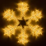 Arlight Фигура ARD-SNOWFLAKE-M4-750x750-324LED Warm 230В 18Вт Ardecoled IP65 034252