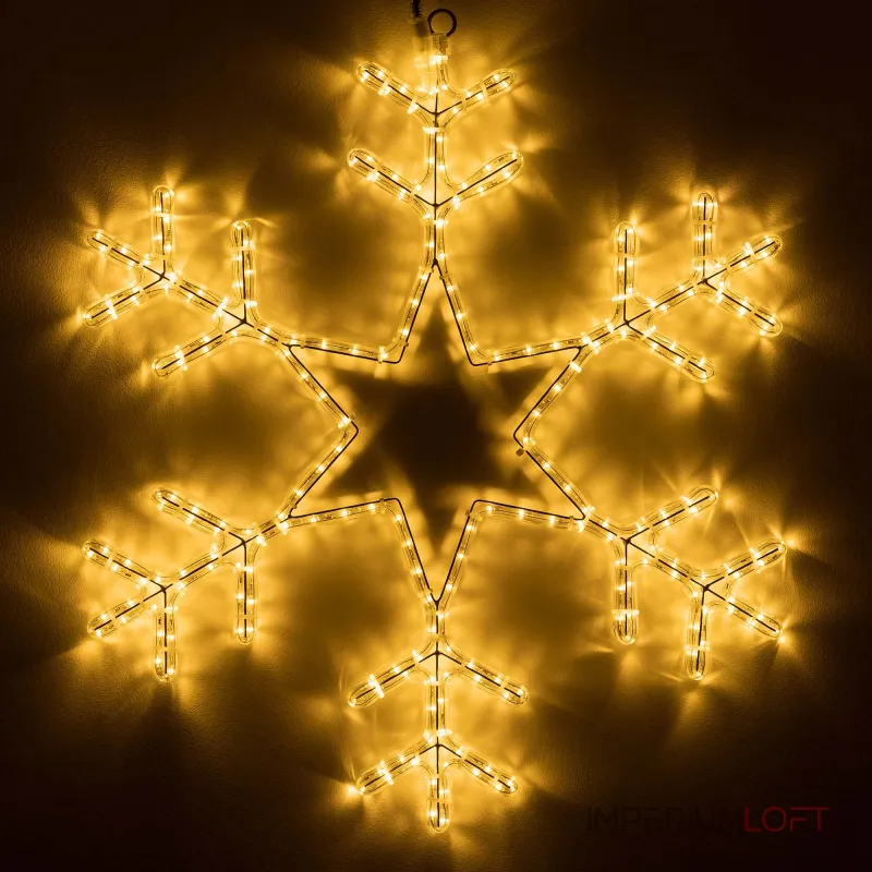 Arlight Фигура ARD-SNOWFLAKE-M4-750x750-324LED Warm 230В 18Вт Ardecoled IP65 034252