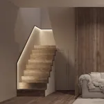 Arlight Профиль WALL-2228-2000 ANOD BLACK Алюминий 050488