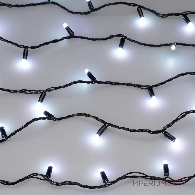 Arlight Светодиодная гирлянда ARD-STRING-CLASSIC-20000-BLACK-200LED-MILK-SYNC RGB 230В 13Вт Ardecoled IP65 028205