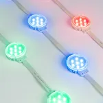 Модуль управляемый SPI-F7-D50 24В RGB-RAM-Auto 1.25Вт IP68 120 deg Arlight 036826
