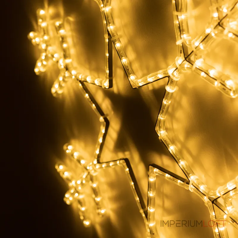 Arlight Фигура ARD-SNOWFLAKE-M4-750x750-324LED Warm 230В 18Вт Ardecoled IP65 034252
