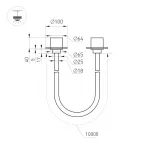 Светильник SP-TROPIC-BUILT-TRIMLESS-R18-L10000-110Вт Warm3000 BK 360 deg 230В Arlight IP20 043392