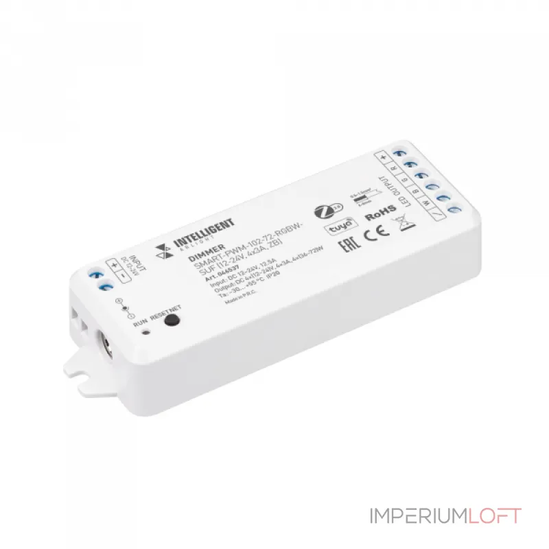 Arlight INTELLIGENT Диммер SMART-PWM-102-72-RGBW-SUF 12-24В 4x3A ZB IARL 046537