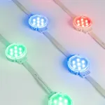 Модуль управляемый SPI-F7-D50 24В RGB-RAM-Auto 1.25Вт IP68 120 deg Arlight 036826