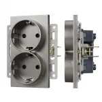 Arlight Механизм электрической розетки SCT-MEUD-PL-GR 250В 16A 043766