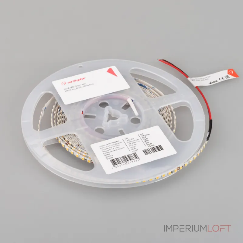 Arlight Лента RT-A160-5mm 24В Warm3500 15 В/м IP20 2835 5м 040532