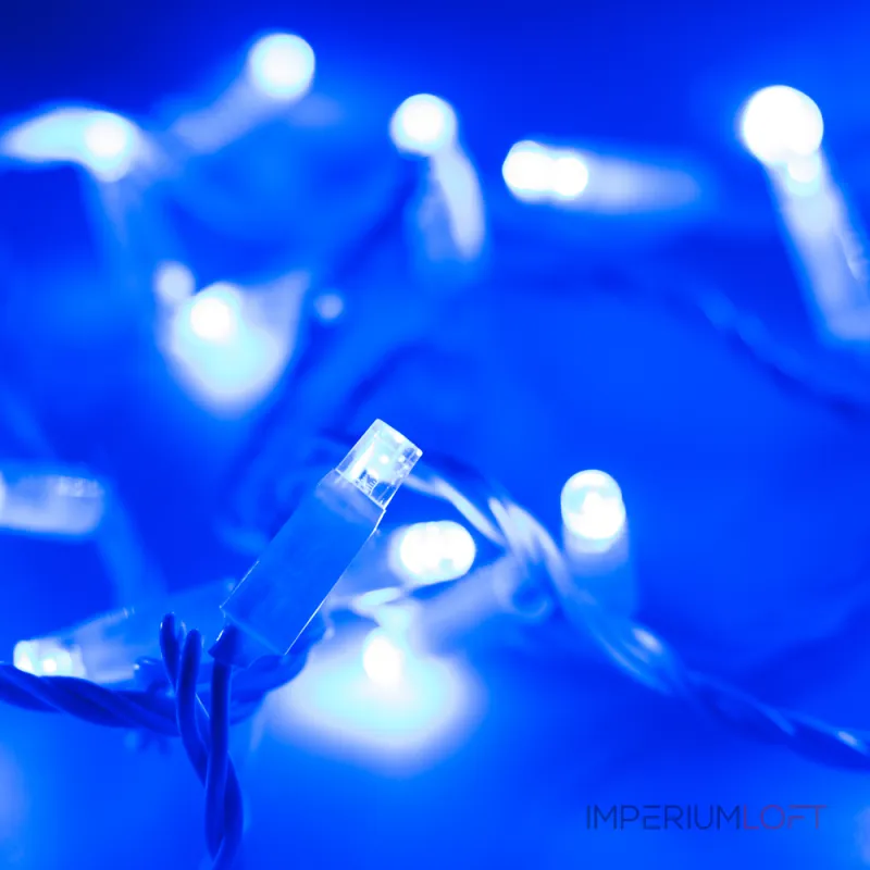 Arlight Светодиодная гирлянда ARD-STRING-CLASSIC-10000-WHITE-100LED-STD BLUE 230В 7Вт Ardecoled IP65 025817