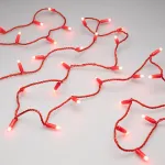 Arlight Светодиодная гирлянда ARD-STRING-CLASSIC-10000-RED-100LED-MILK-STD Red 230В 7Вт Ardecoled IP65 028210
