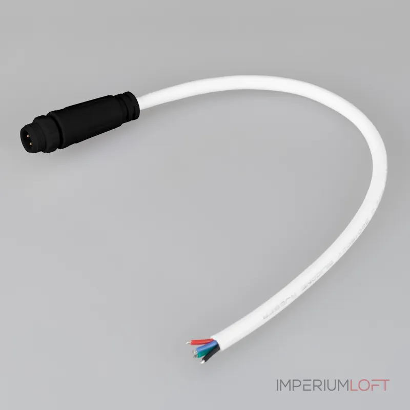 Arlight Коннектор питания MOONLIGHT-SPI/DMX-CON-POWER-MALE-BLK IP67 051529