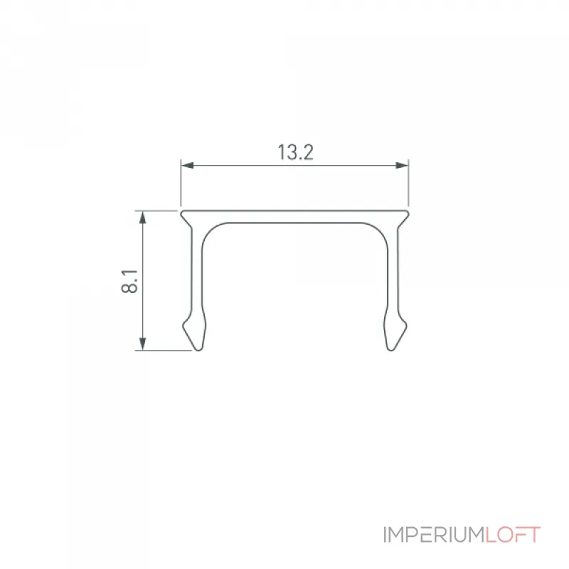 Arlight Экран ARH-CEIL-BEVEL-2000 OPAL 035642