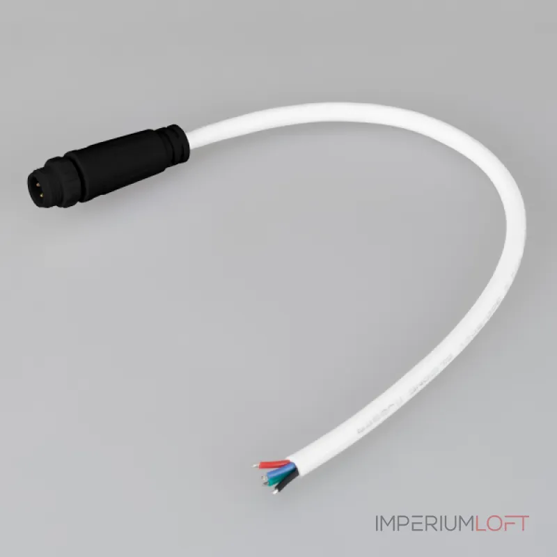 Arlight Коннектор питания MOONLIGHT-SPI/DMX-CON-POWER-MALE-BLK IP67 051529