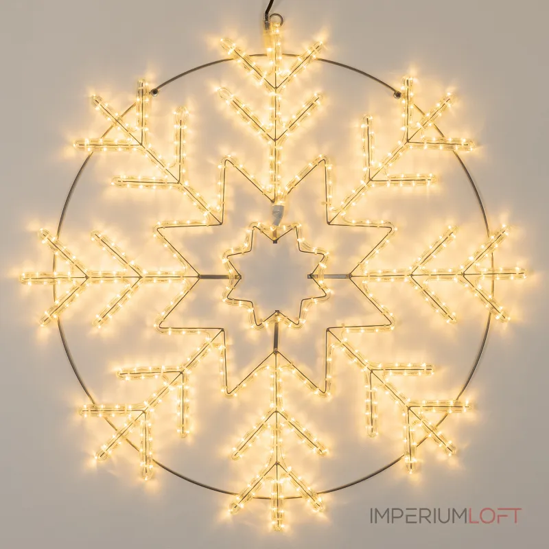 Arlight Фигура ARD-SNOWFLAKE-M8-950x950-540LED Warm 230В 33Вт Ardecoled IP65 034255