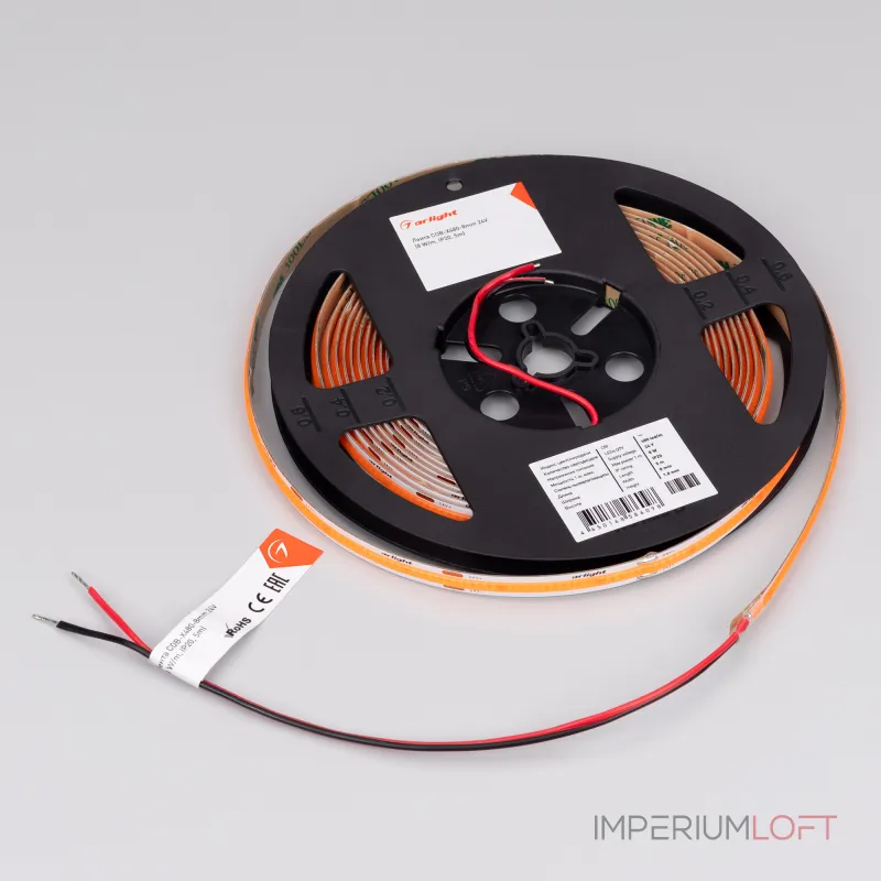 Лента COB-X480-8mm 24В Magenta 8 В/м IP20 5м Arlight 047741