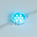 Модуль управляемый SPI-F7-D50 24В RGB-RAM-Auto 1.25Вт IP68 120 deg Arlight 036826