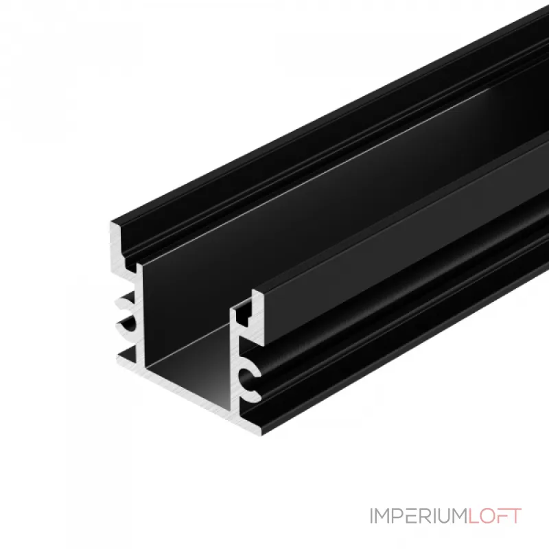 Arlight Профиль FLOOR18-H15-3000 ANOD BLACK Алюминий 045672