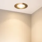Светильник ART-GROUND-SLIM-R160-15Вт Warm3000 SL 30 deg 24В Arlight IP67 038167