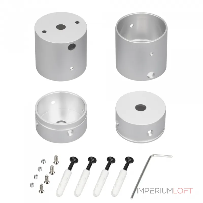 Arlight Крепление MOONLIGHT-VT-CEILING-DL-D40-SILVER Алюминий 047341