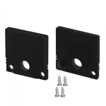Заглушка SL-SLIM20-H20 BLACK с отверстием Arlight 047637