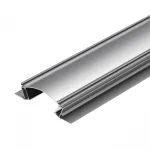 Arlight Профиль с экраном ALM-ARC-DOUBLE-2000 ANOD+FROST Алюминий 029852