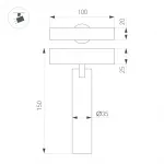 Arlight Светильник MAG-SPOT-25-R120-12Вт Day4000 WH 30 deg 24В IP20 050076