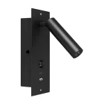 Светильник SP-BED-CHARGE-BUILT-S80x230-3Вт Warm3000 BK 20 deg 230В USB-A USB-C Arlight IP20 046880