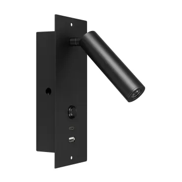 Светильник SP-BED-CHARGE-BUILT-S80x230-3Вт Warm3000 BK 20 deg 230В USB-A USB-C Arlight IP20 046880