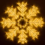 Arlight Фигура ARD-SNOWFLAKE-M8-950x950-540LED Warm 230В 33Вт Ardecoled IP65 034255