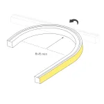 Грейзер THOR-TOP-B70-10x10mm 24В Warm3000 15 В/м IP67 5м Arlight 36 045318