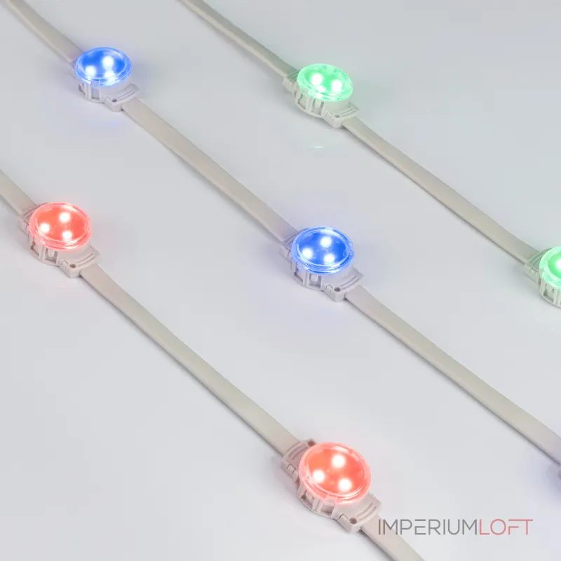 Arlight Модуль управляемый SPI-F3-D30 12В RGB-RAM-Auto 0.6Вт IP68 120 deg 036831